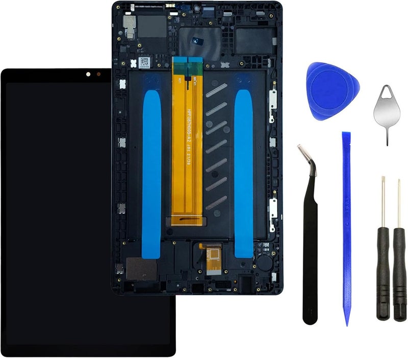 Eaglewireless LCD Display Touch Screen Digitizer Assembly Replacement with Frame for Samsung Galaxy Tab A7 Lite SM-T220 SM-T227U+Toolkit - Image 1